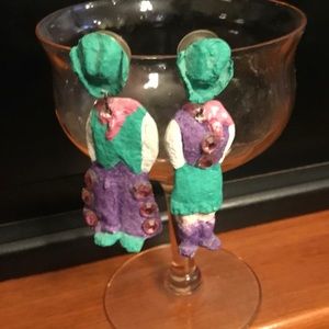 1980s Cowgirl/Cowboy Earrings